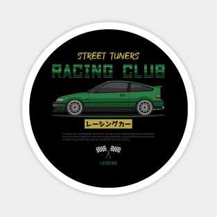 Midnight Racer Green CRX JDM Magnet